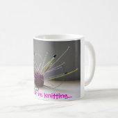 Mug Je tricoterais plutôt… (Devant droit)