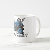 Mug Je tricoterais plutôt ! (Devant droit)