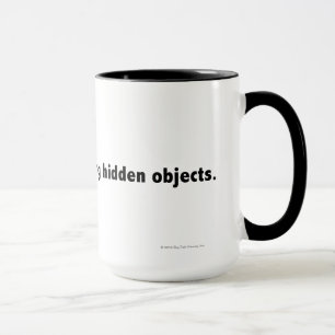 Mug Je trouverais plutôt les objets cachés. Noir