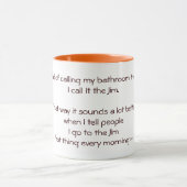 Mug Je vais à Jim Funny Citation de plaisanterie Thé c (Centre)