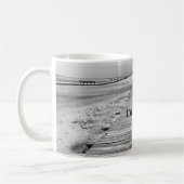 Mug Je vais à la plage en noir et blanc photo (Gauche)