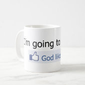 Mug Je vais au ciel (Devant gauche)