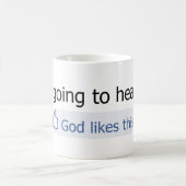 Mug Je vais au ciel (Centre)