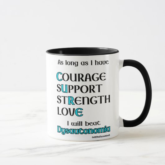 Mug Je Vais Battre...Dysautonomia (Droite)
