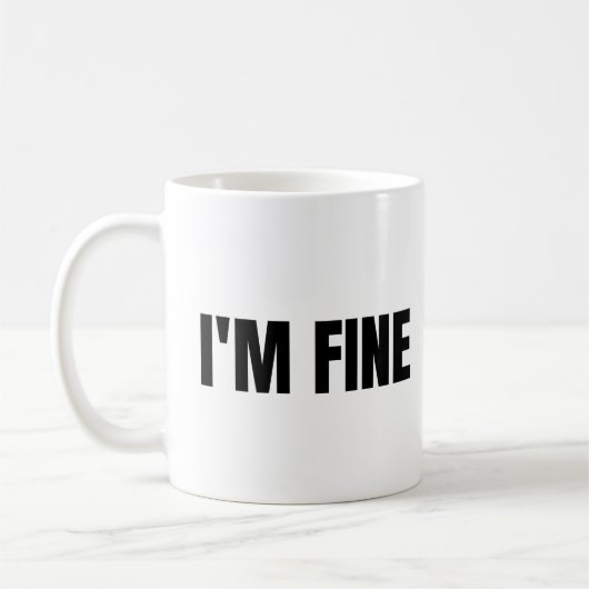 Mug Je vais bien (Gauche)
