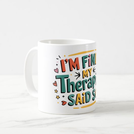 Mug Je vais bien 2 (Devant gauche)