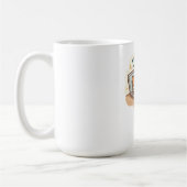 Mug Je vais bien Chat dormant Ordinateur portable Dess (Gauche)