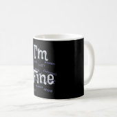 Mug Je vais bien prévention sensibilisation  (Devant droit)