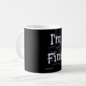 Mug Je vais bien prévention sensibilisation  (Devant gauche)