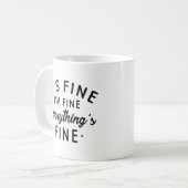 Mug Je vais bien tout va bien (Devant gauche)