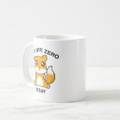 Mug Je Vais Donner Zero Fox Aujourd'Hui (Devant gauche)