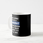 Mug Je Vais Être Démocrate Pour Halloween (Devant gauche)