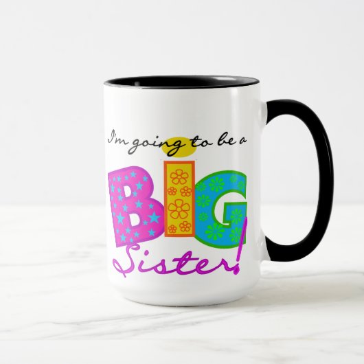 Mug Je vais être une GRANDE soeur (Droite)