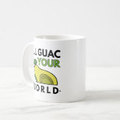 Mug Je vais guac votre monde (Devant gauche)