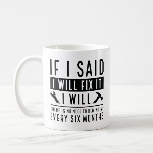 Mug Je Vais Le Corriger (Gauche)