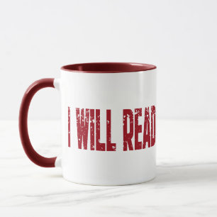 Mug Je vais lire plus de livres