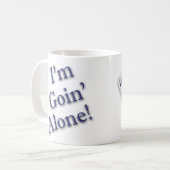 Mug Je vais seul ! La Main parfaite d'Euchre (Devant gauche)