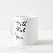 Mug Je Vais Te Te Dessiner | Citations d'injection amu (Devant gauche)