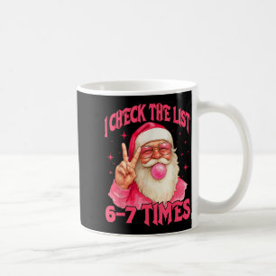 Mug Je vérifie la liste humour 67 mème 6-7 drôle six s