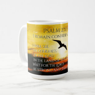 Mug Je verrai la bonté du Seigneur Psaume 27:13-14