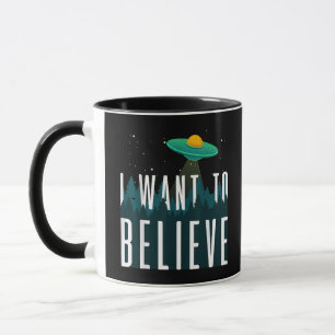 Mug Je veux croire aux Aliens Zone 51