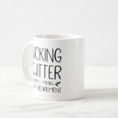 Mug Je Veux Dire Une Bonne Retraite. (Devant gauche)