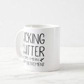 Mug Je Veux Dire Une Bonne Retraite. (Devant gauche)