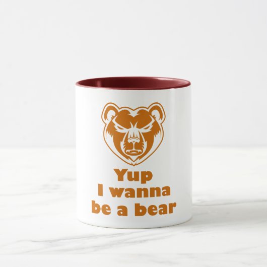 Mug Je veux être un ours (Centre)