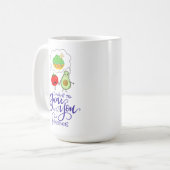 Mug Je veux Guac avec toi pour toujours, écrit à la ma (Devant gauche)