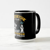 Mug Je veux juste aller pêcher (Devant droit)