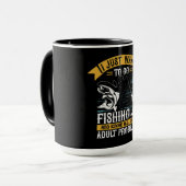 Mug Je veux juste aller pêcher (Devant gauche)