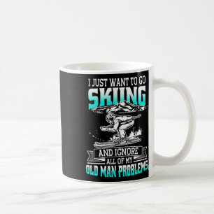 Mug Je Veux Juste Aller Skier Et Ignorer Les Problèmes
