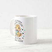 Mug Je Veux Juste Boire Du Café Et Pet Mon Leopard Gec (Devant gauche)