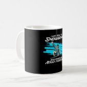 Mug je veux juste faire du snowboard (Devant gauche)
