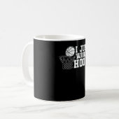 Mug Je Veux Juste Hoop | Conception du basket-ball (Devant gauche)