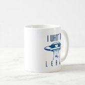 Mug Je Veux Partir (Devant droit)