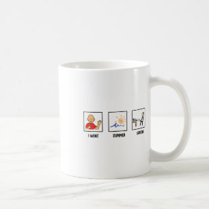 Mug Je Veux Pause Été Dernière Journée De Vols À L'Éco