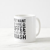 Mug Je Veux Pet Mon Akbash (Devant droit)
