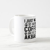 Mug Je Veux Pet Mon Akbash (Devant gauche)