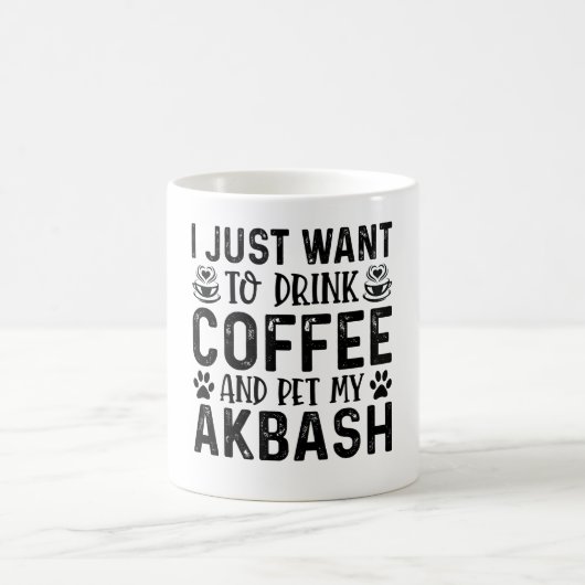 Mug Je Veux Pet Mon Akbash (Centre)