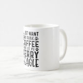 Mug Je Veux Pet Mon Beagle Kerry (Devant droit)