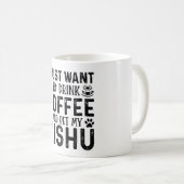 Mug Je Veux Pet Mon Kishu (Devant droit)