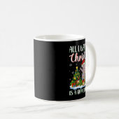 Mug Je Veux Pour Noël Est Un Hippopotame Xmas Arbre L (Devant droit)