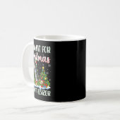 Mug Je Veux Pour Noël Est Un Synthétiseur Xmas Tree Li (Devant gauche)