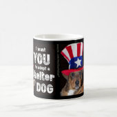 Mug Je veux que VOUS adoptiez un chien d'abri (Centre)