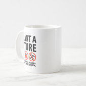 Mug Je Veux Un Futur Conception Anti-Fascisme (Devant gauche)