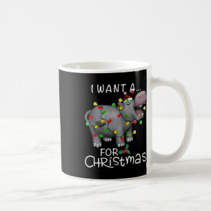 Mug Je Veux Un Hippopotame Pour Noël Noël Noël Noël No