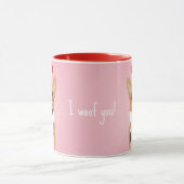 Mug Je veux vous Corgi Valentines Chien (Centre)