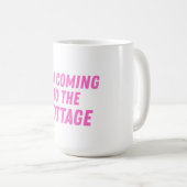 Mug Je viens au chalet (Devant droit)