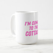 Mug Je viens au chalet (Devant gauche)